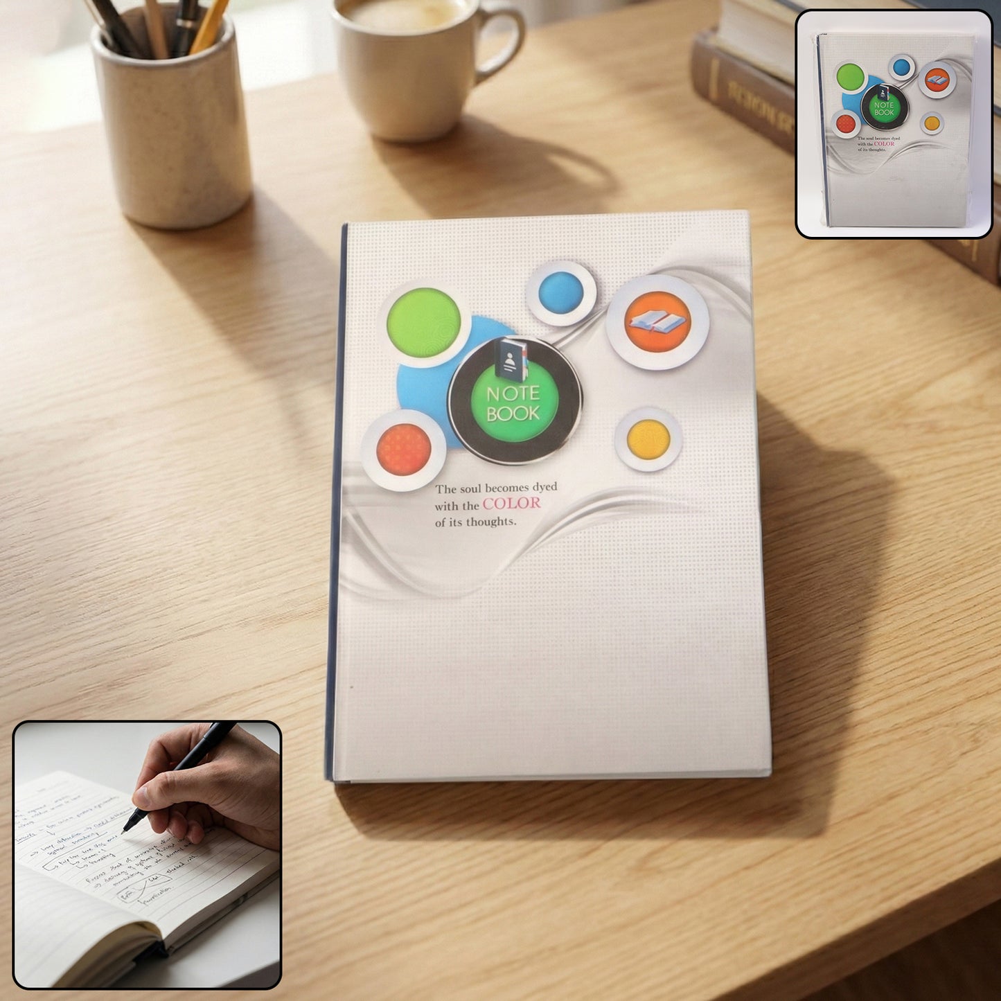 Hardbound Ruled Notebook (1 Pc 100 Pages 240x180mm)