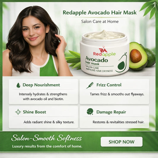 Avocado Hair Mask – Deep Conditioning Treatment for Dry & Damaged Hair (Pack of 2)