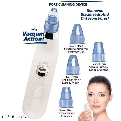 Derma Suction Vacuum Blackhead Remover – 4-in-1 Electric Pore Cleanser & Skin Cleaner Tool