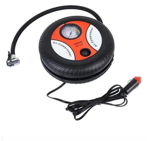 Automatic Car Air Compressor – Portable Mini Tyre Inflator with Digital Pressure Display