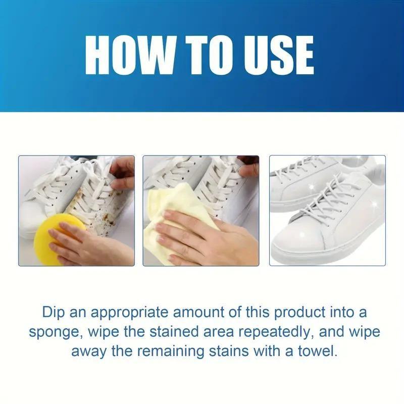 Multipurpose Whitening Cleaning Cream with Sponge – Deep Clean for Kitchen, Bathroom & Household Surfaces