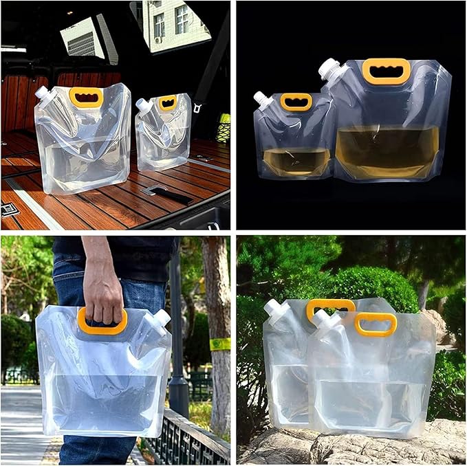 Reusable Grain Storage Bags – Airtight Food Storage Pouches for Rice, Flour & Pulses (Pack of 5)
