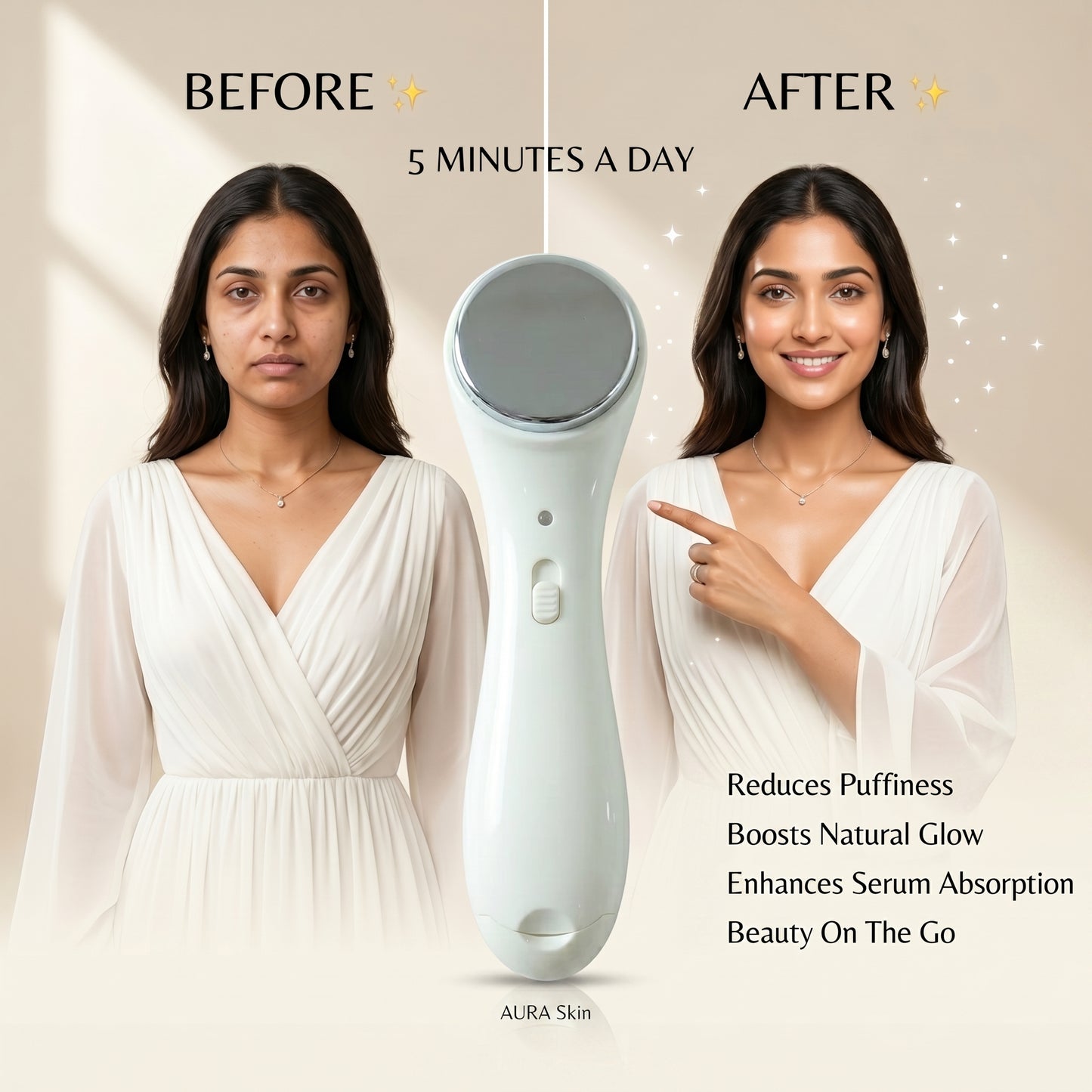 Facial Massager for Instant Glow