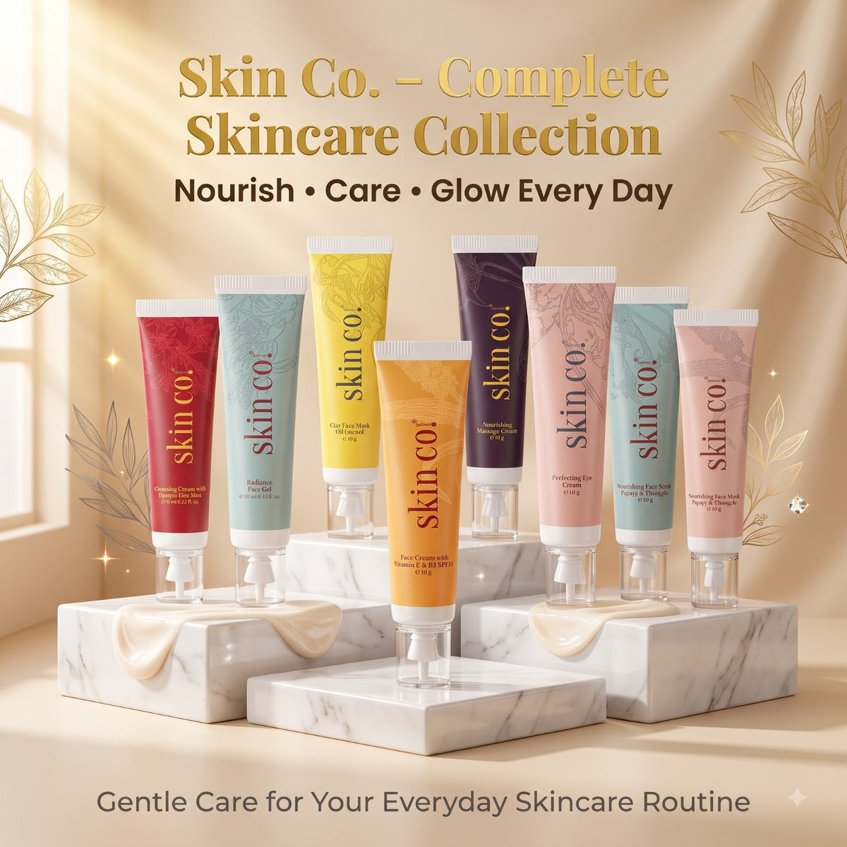 Skin Co. NYC Dermaglow Anti-Tan Nourishing Cream – With Vitamin E & B3