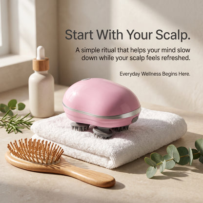 Wireless Electric Scalp Massager – Tension Relief & Scalp Nourishment Device