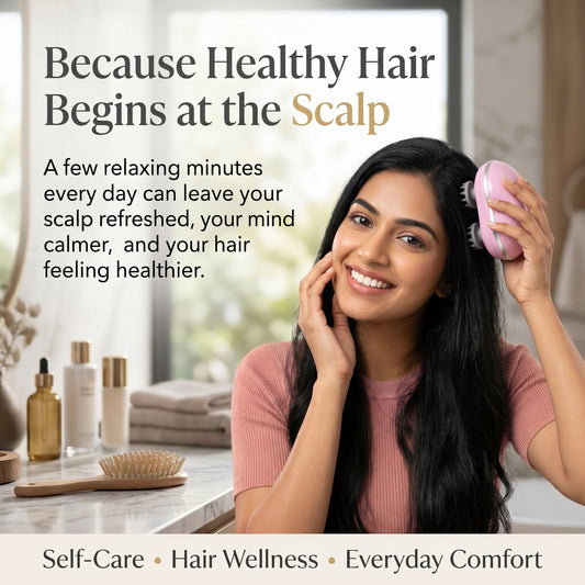 Wireless Electric Scalp Massager – Tension Relief & Scalp Nourishment Device