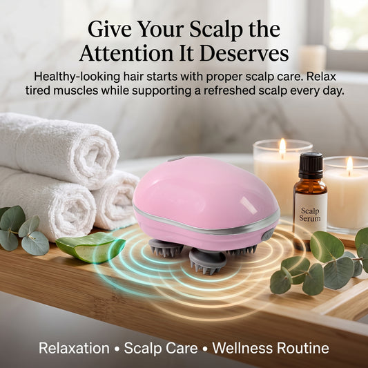 Wireless Electric Scalp Massager – Tension Relief & Scalp Nourishment Device