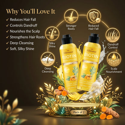 Turmeric & Rosemary Shampoo – Anti-Dandruff & Hair Growth Care