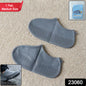 Waterproof Silicone Shoe Cover Grey Color (1 Pair Medium Size)