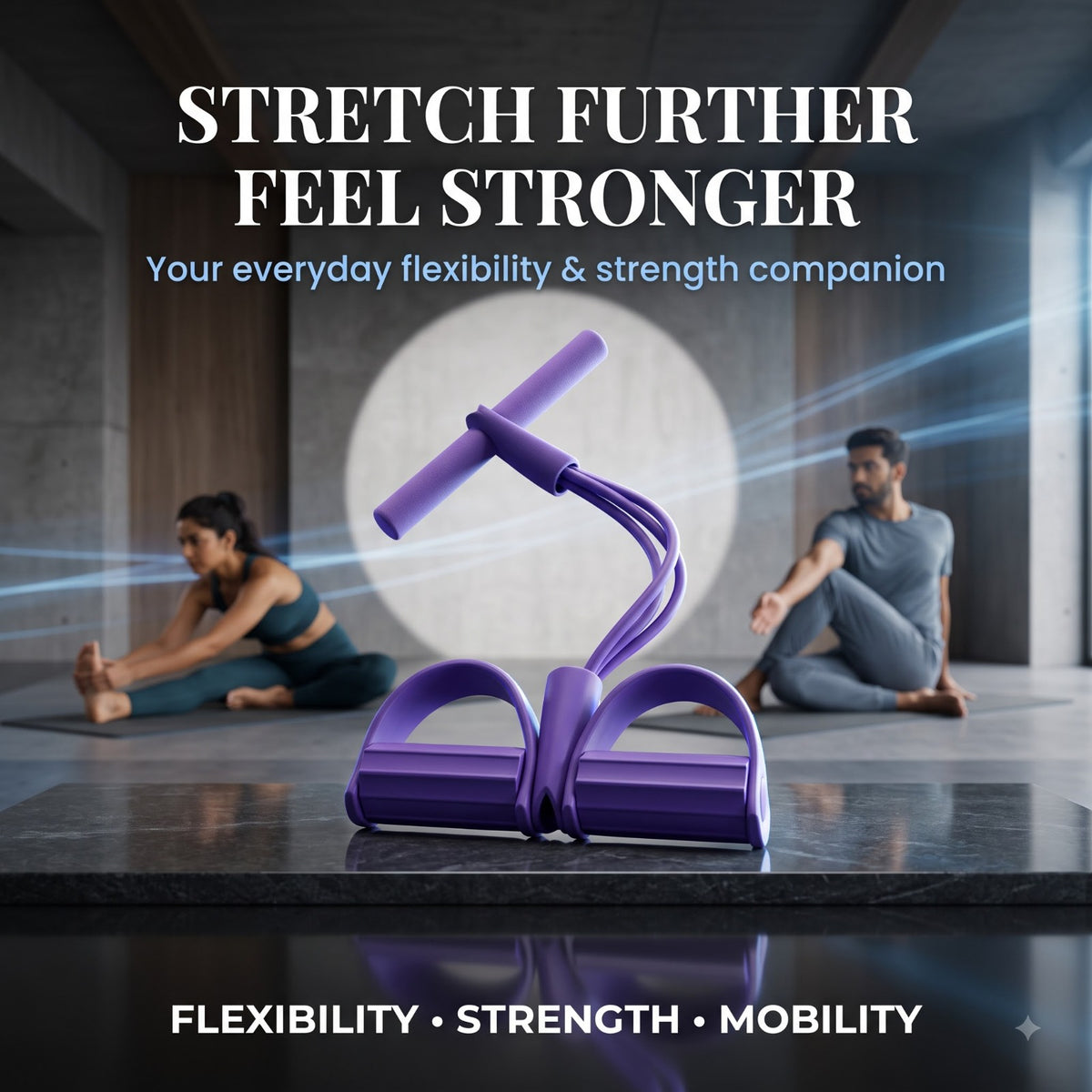 Yoga Pedal Puller Resistance Band – Foot Stretcher for Flexibility & Strength Training