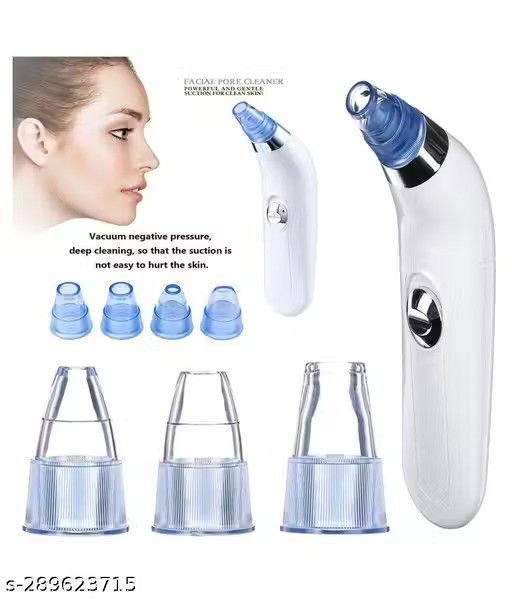 Derma Suction Vacuum Blackhead Remover – 4-in-1 Electric Pore Cleanser & Skin Cleaner Tool