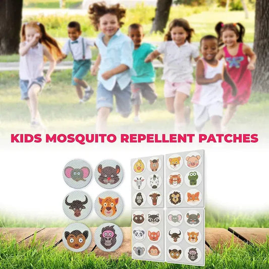 Mosquito Repellent Patches – Natural Eucalyptus & Citronella Formula, Pack of 36