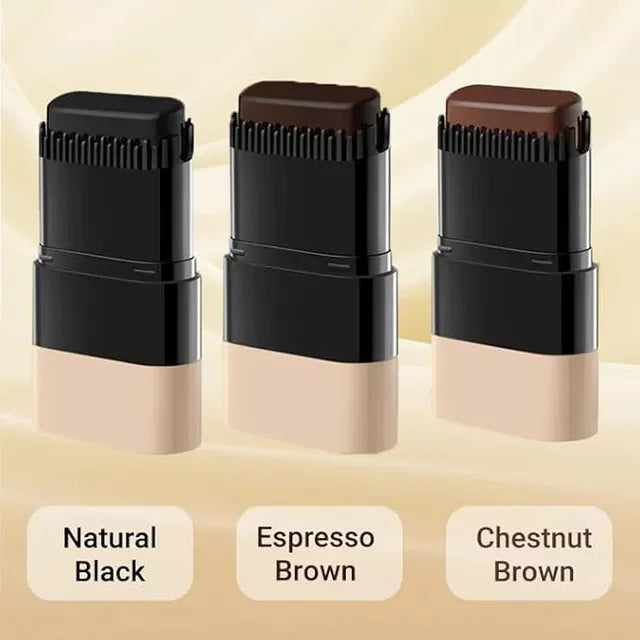 Instant Hair Dye Stick with Built-in Comb – 2-in-1 Gray Hair Touch-Up Pen for Quick Root Coverage