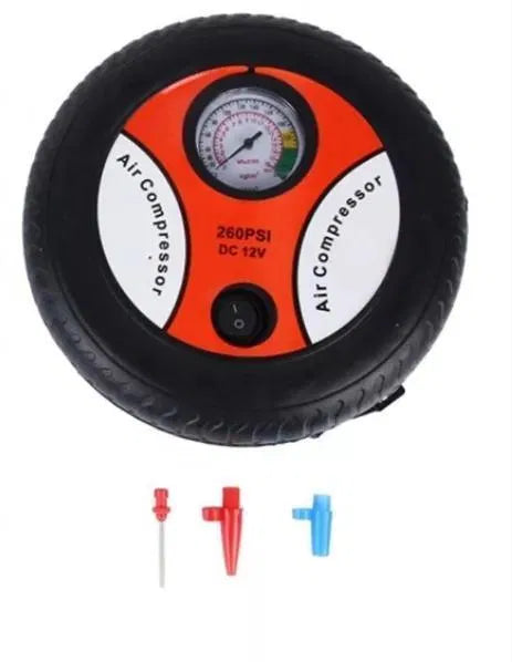 Automatic Car Air Compressor – Portable Mini Tyre Inflator with Digital Pressure Display