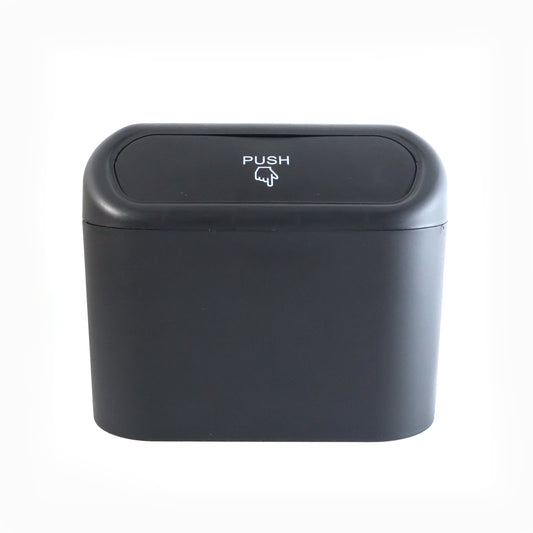 Mini Car Trash Can With Lid Waterproof Car Trash Bin Storage Box (1 Pc)