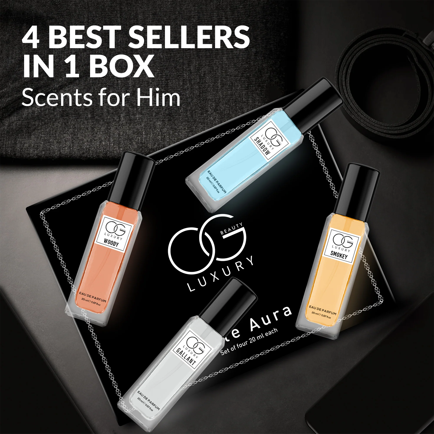 Og Beauty Luxury Perfume Gift - (4 Pc  Set  20 Ml)